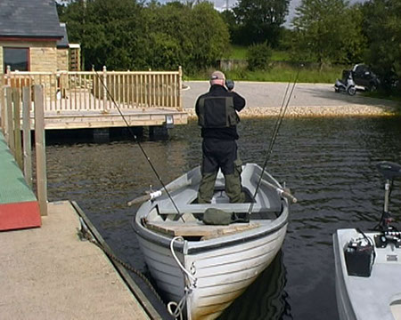 Fly Fishing Boat, Arnfield Fly Fishery
